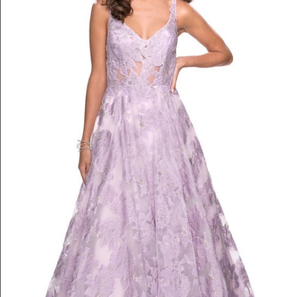 La femme Dress lavander New size 8